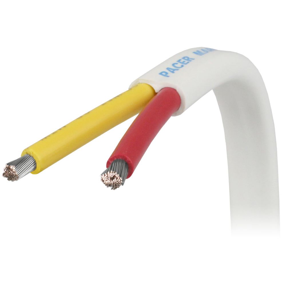 Pacer 62 AWG Safety Duplex Cable RedYellow Sold By The Foot W62RYWFT