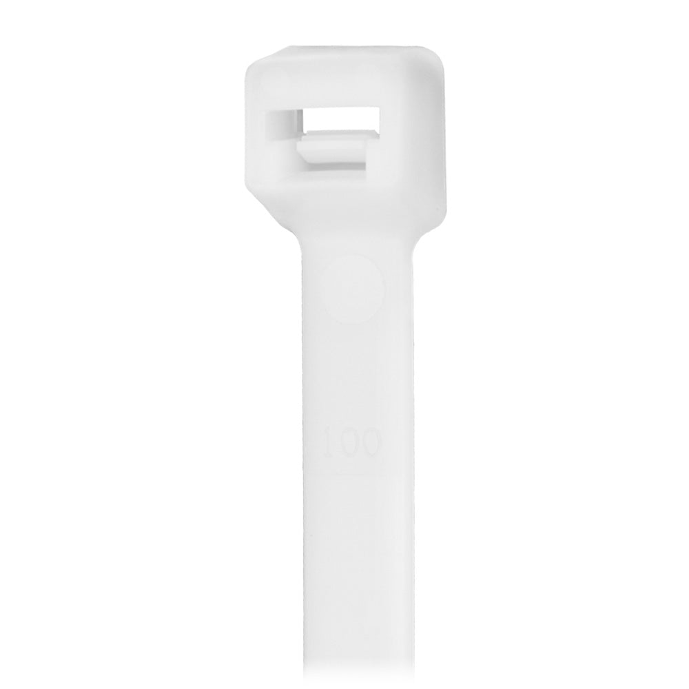 Pacer 4 Cable Tie Natural Color 18lb Tensile Strength 1 Bundle Diameter 100 Piece Bag CT1M100