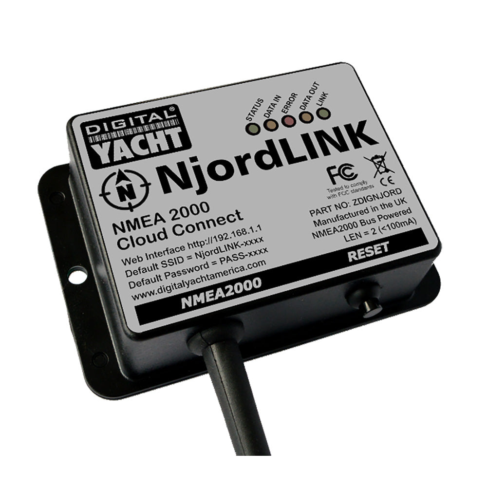 Digital Yacht NjordLINK NMEA 2000 Cloud Gateway ZDIGNJORD