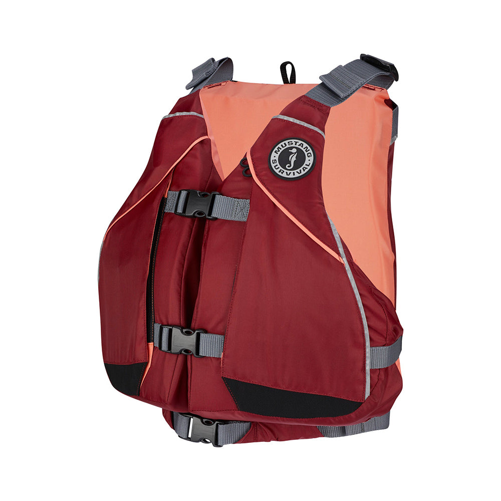 Mustang Womens Moxie Foam Life Vest XLXXL MerlotCoral MV807502857XLXXL