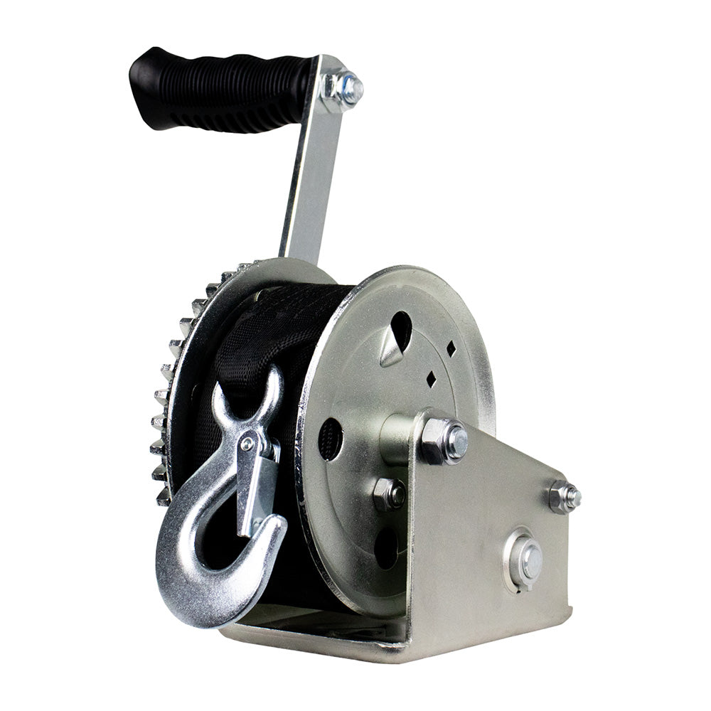 Powerwinch Utility Series Winch 600lb 8 Crank Arm  Zinc 21500W06008ZR