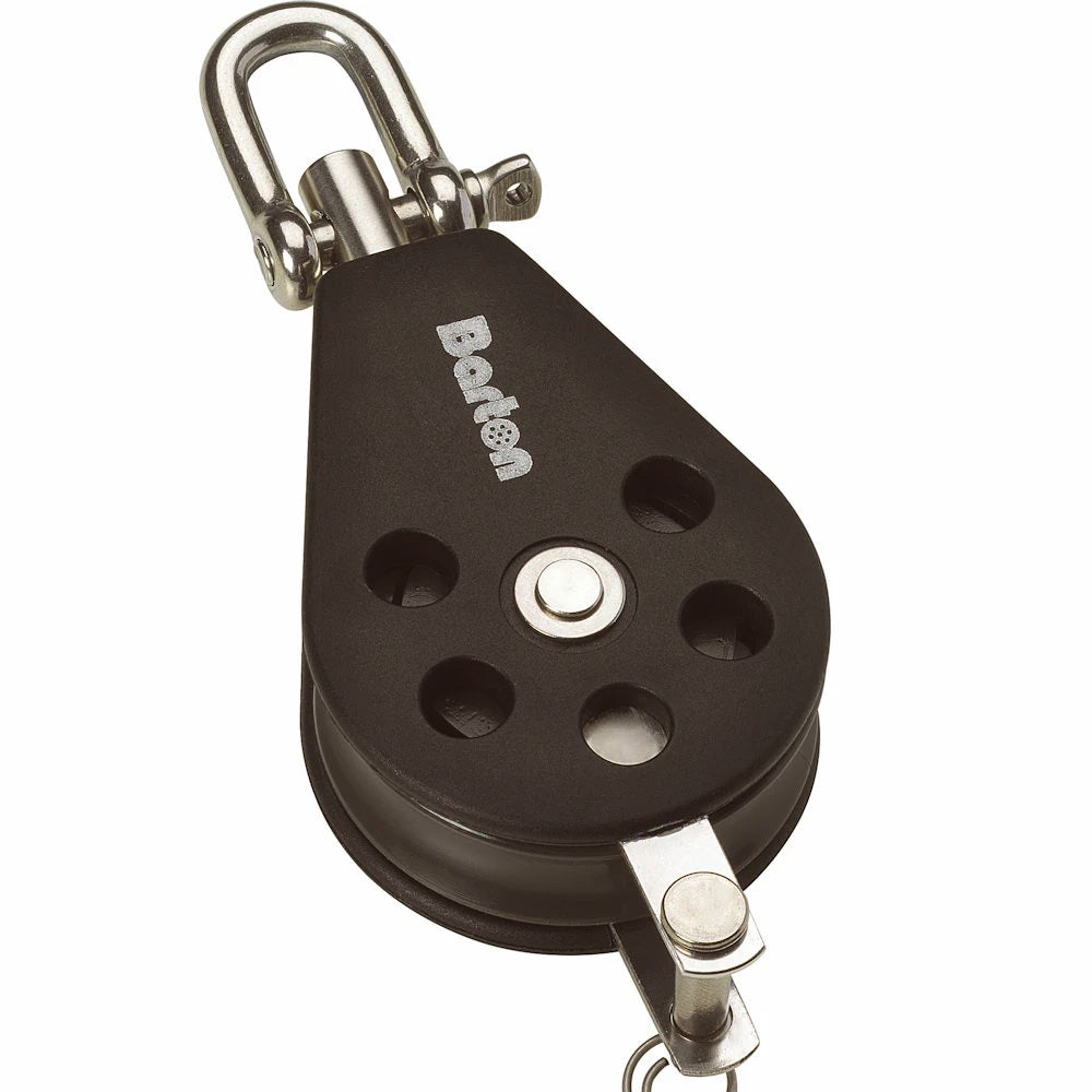 Barton Size 1 30mm Plain Bearing Pulley Block Single Swivel Becket N01131