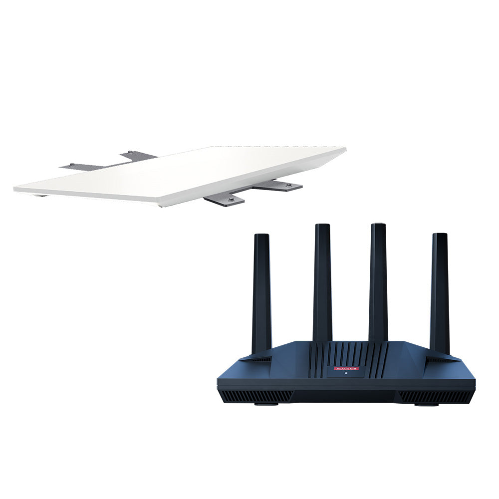 KVH Starlink Performance Gen 3 Kit wFlat Mount CommBox Edge Core Communications Gateway WiFi Router 721113FLATCO