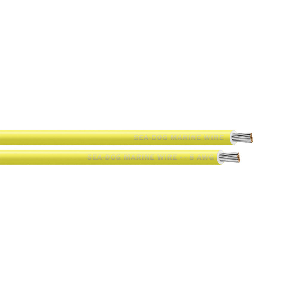 SeaDog 8 AWG Yellow Primary Wire 500 8008037