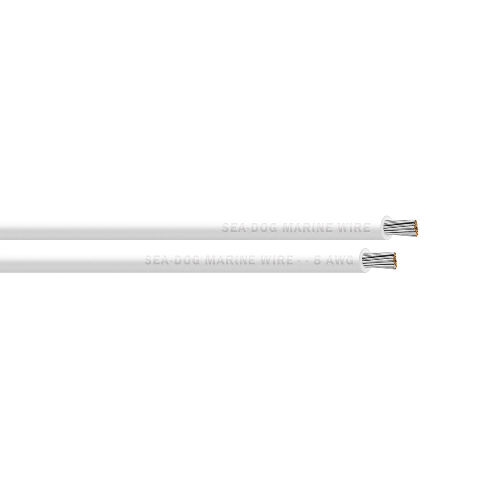 SeaDog 8 AWG White Primary Wire 100 8008052