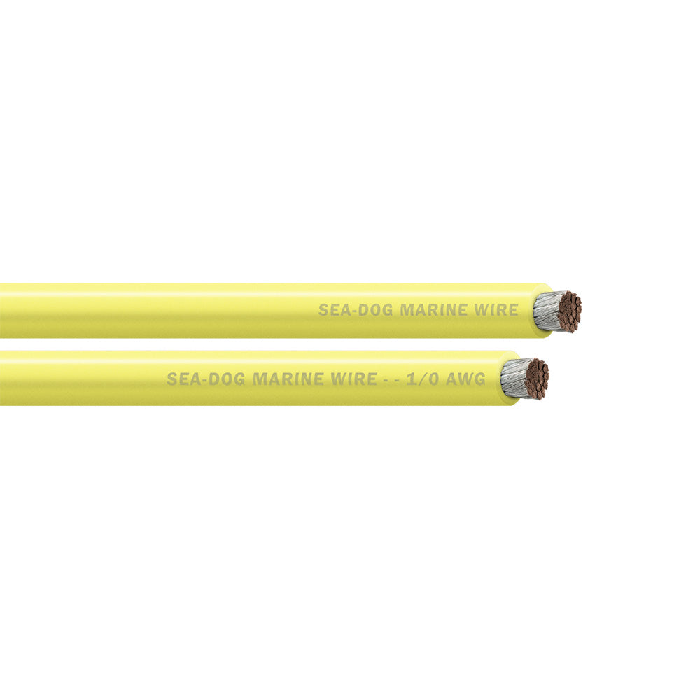 SeaDog 10 AWG Yellow Battery Cable 50 8011031