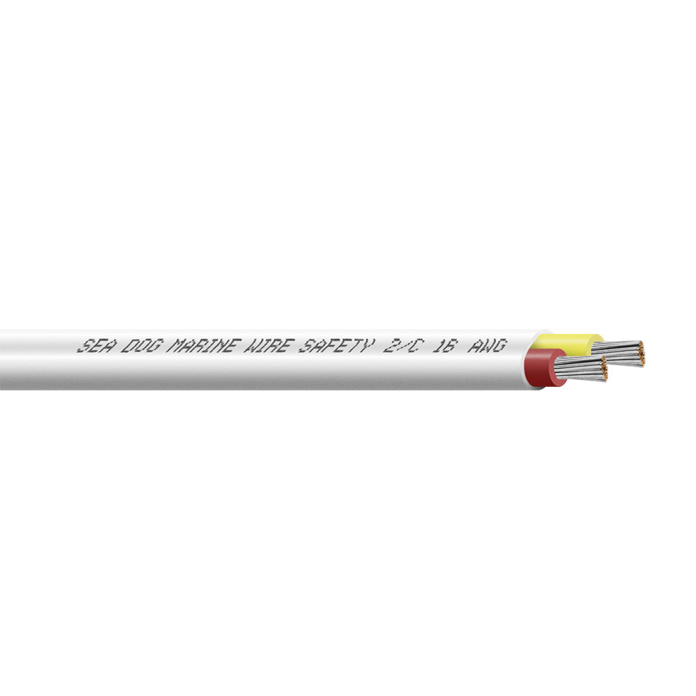 SeaDog 182 AWG Flat Duplex Safety Wire RedYellow 500 8018227