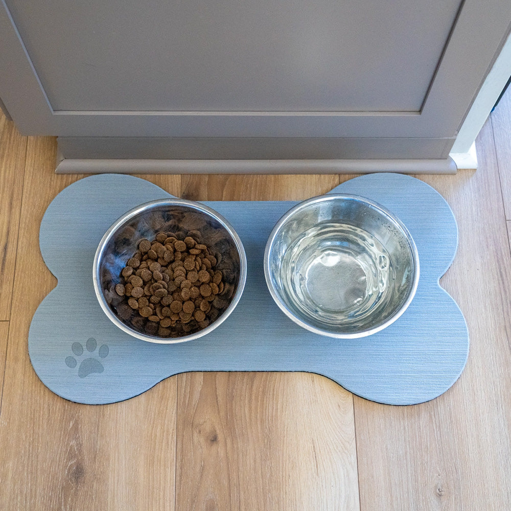 SeaDek Dog Bowl Mat Storm GreyBlack Large 165 x 295 6320790837