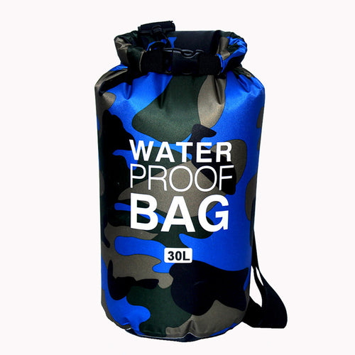 30l Waterproof Swimming Bag Dry Sack Camouflage Colors Fishing Boating