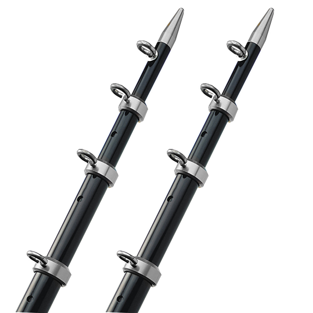 TACO 15 Telescopic Outrigger Poles HD 112 BlackSilver OT0542BKA15HD