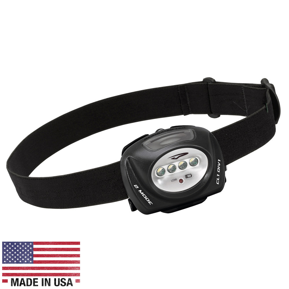 Princeton Tec QUAD II Intrinsically Safe LED Headlamp  Black QUADIIBK