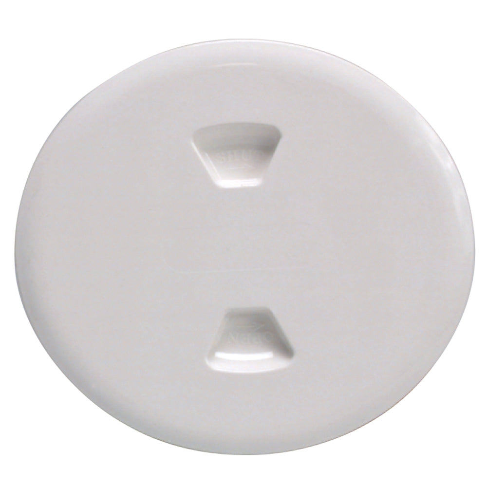 Beckson 5 TwistOut Deck Plate White DP50W