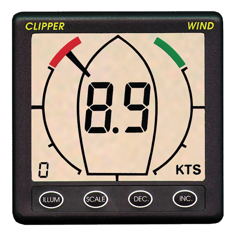Clipper Tactical True Apparent Wind Display Repeater CLIPTWNDRP