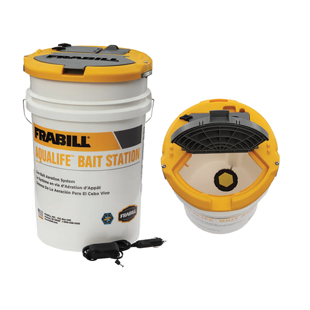 Frabill AquaLife Bait Station 6 Gallon Bucket 14691