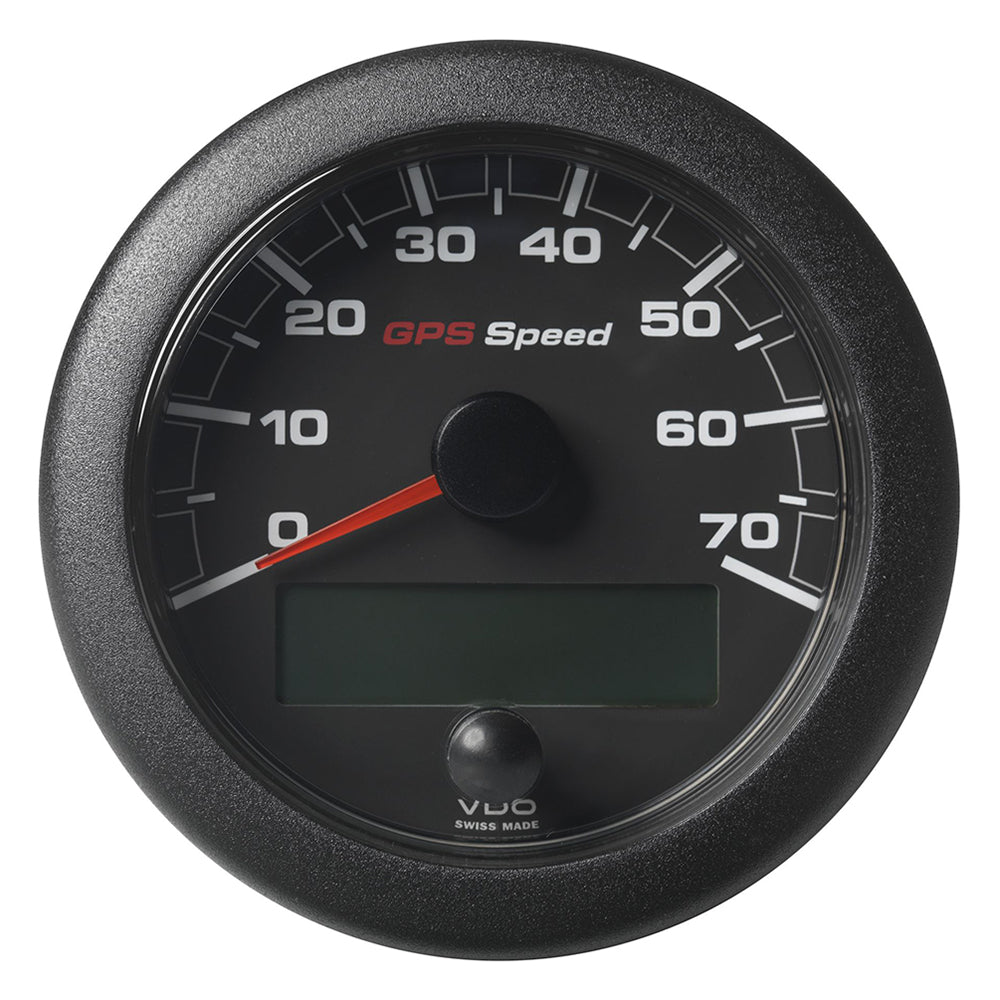 Veratron 338 85mm OceanLink GPS Speedometer Black Dial Bezel 070 KMPHKMH A2C1351990001