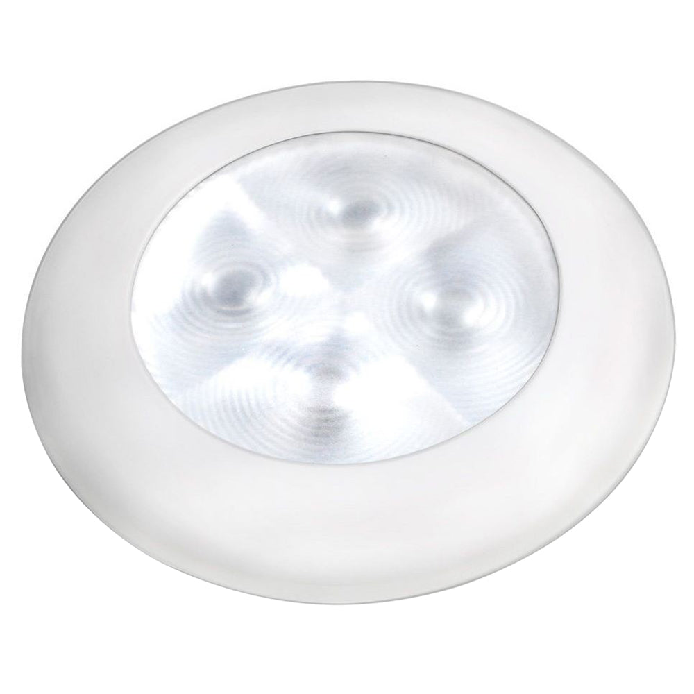 Hella Marine Courtesy Light Warm White wWhite Rim 980500741