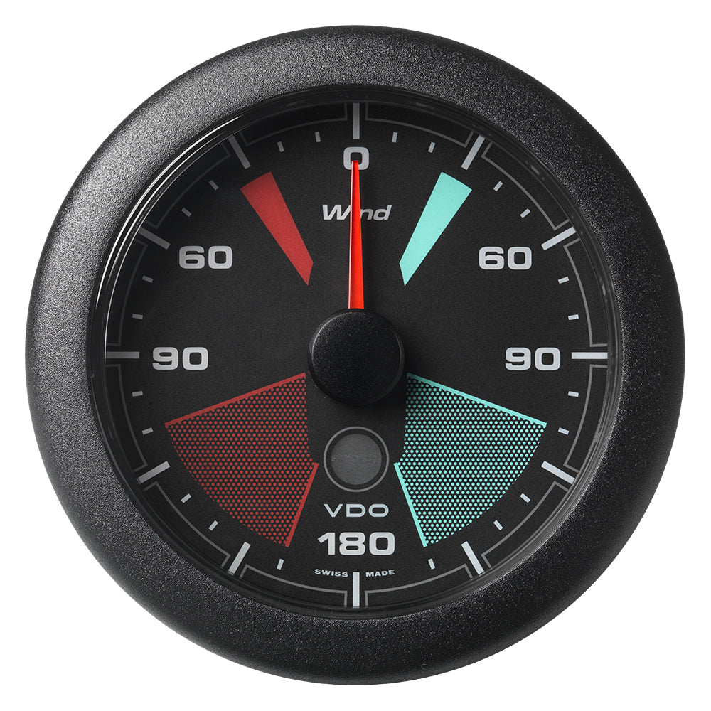 Veratron 338 85MM OceanLink ApparentTrue Wind Angle Gauge Black Dial Bezel A2C1957400001