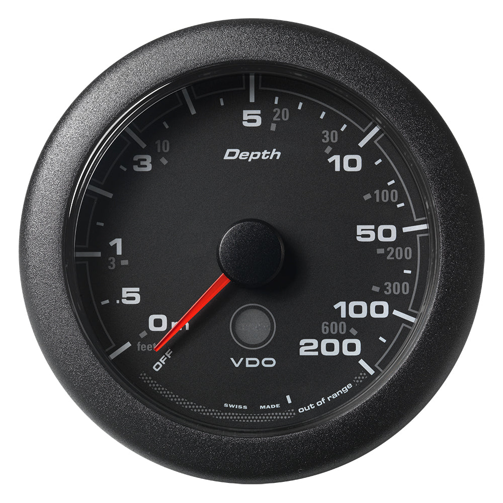 Veratron 338 85MM OceanLink Depth Gauge 200M600 Black Dial Bezel A2C1957360001
