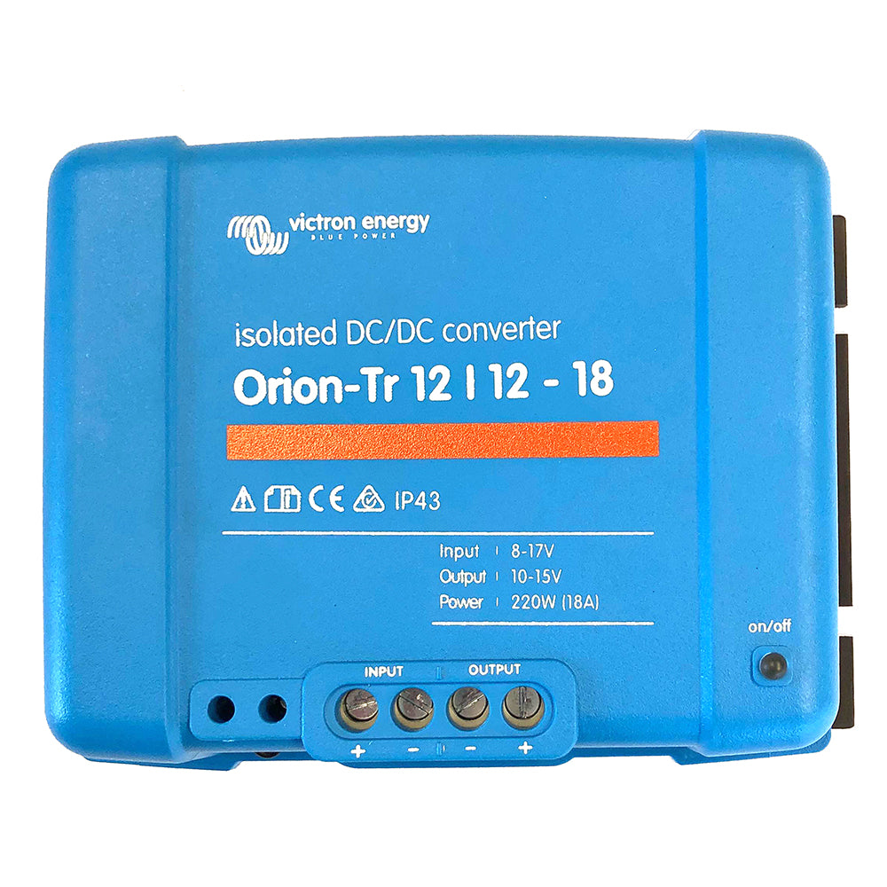 Victron OrionTR DCDC Converter 12 VDC to 12 VDC 18AMP Isolated ORI121222110