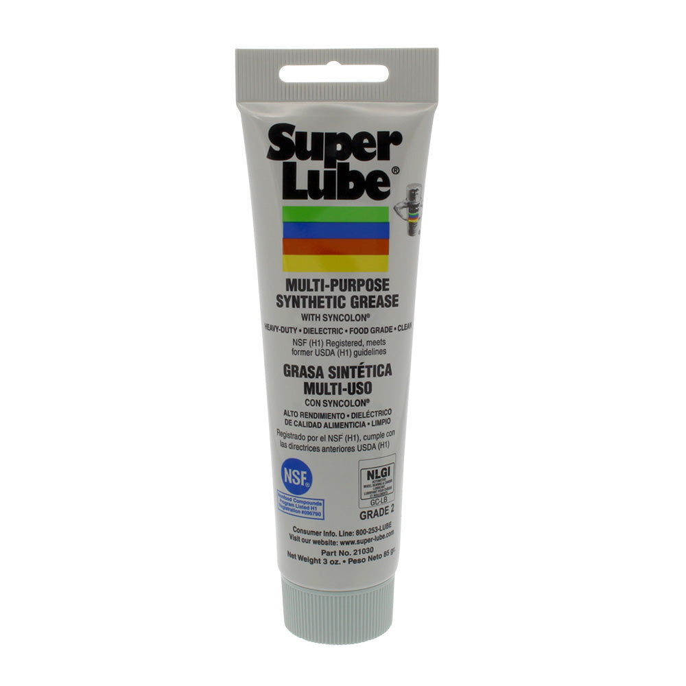 Super Lube MultiPurpose Synthetic Grease wSyncolon 3oz Tube 21030