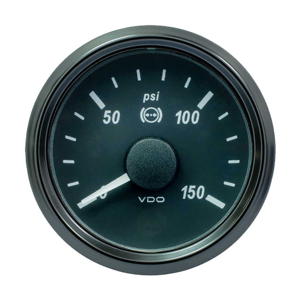 VDO SingleViu 52mm 2116 Brake Pressure Gauge 150 PSI 0180 Ohm A2C3833480030