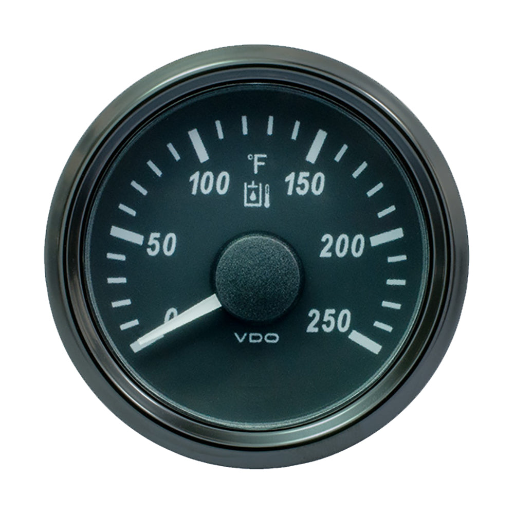 VDO SingleViu 52mm 2116 Hydraulic Oil Temp Gauge 250F 29122 Ohm A2C3916310030