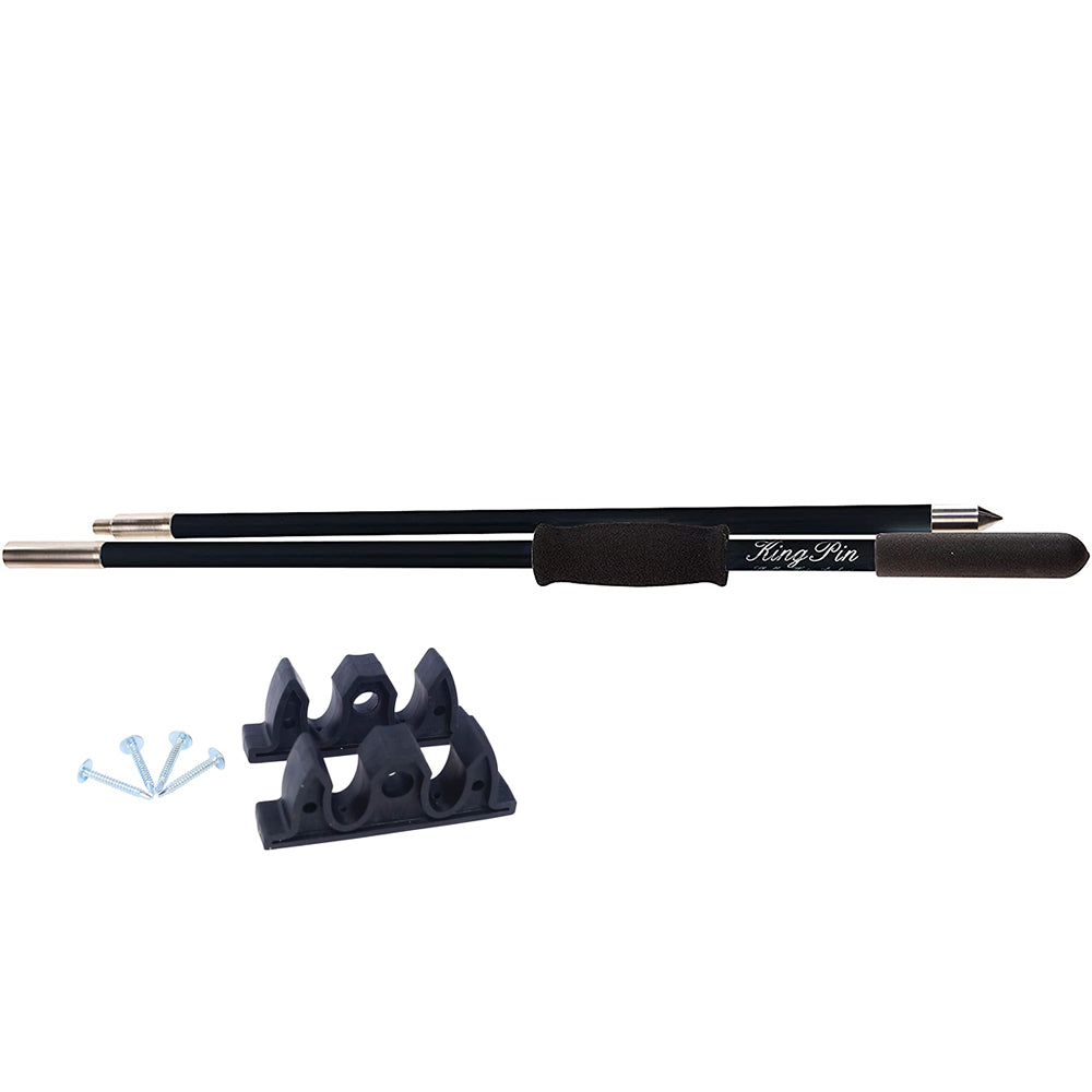 Panther 12 King Pin Anchor Pole 2Piece Black KPP120B