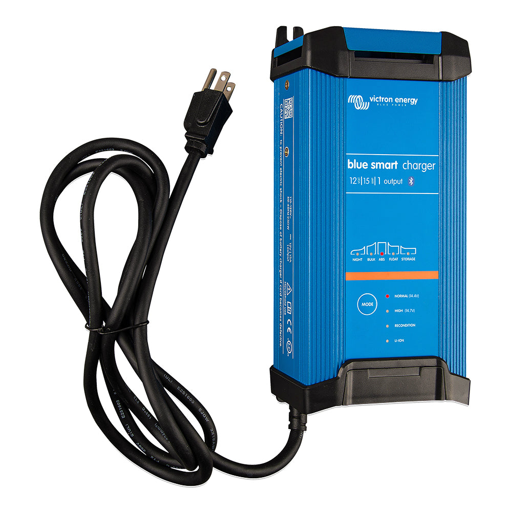 Victron Blue Smart IP22 12VDC 15A 1 Bank 120V Charger Dry Mount BPC121545102