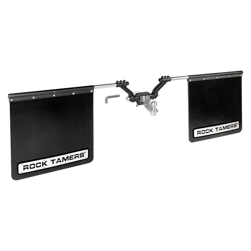 ROCK TAMERS 25 Hub Mudflap System Matte BlackStainless 00110