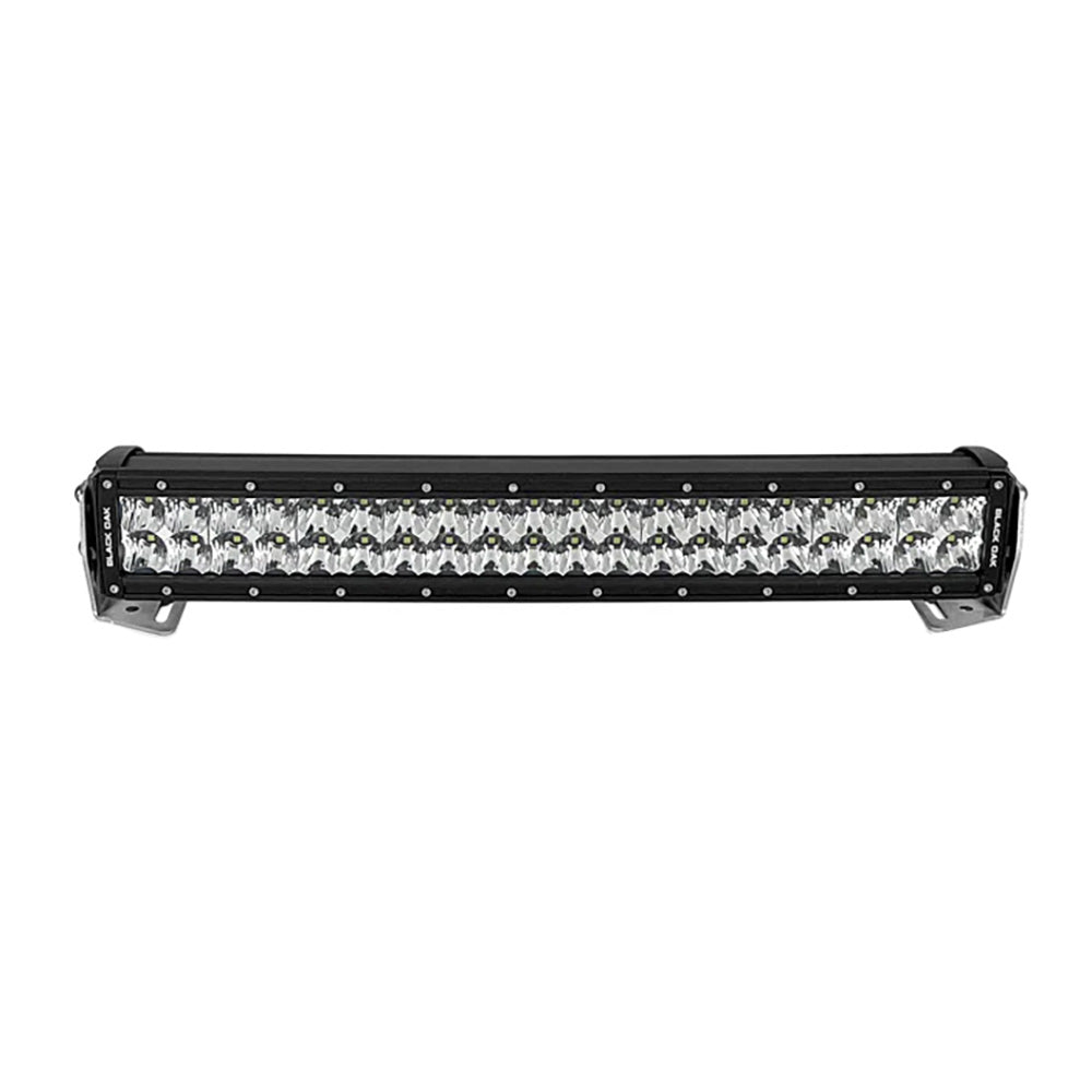 Black Oak Pro Series 30 Curved Double Row 20 LED Light Bar Combo Optics Black Housing 20CCD5OS