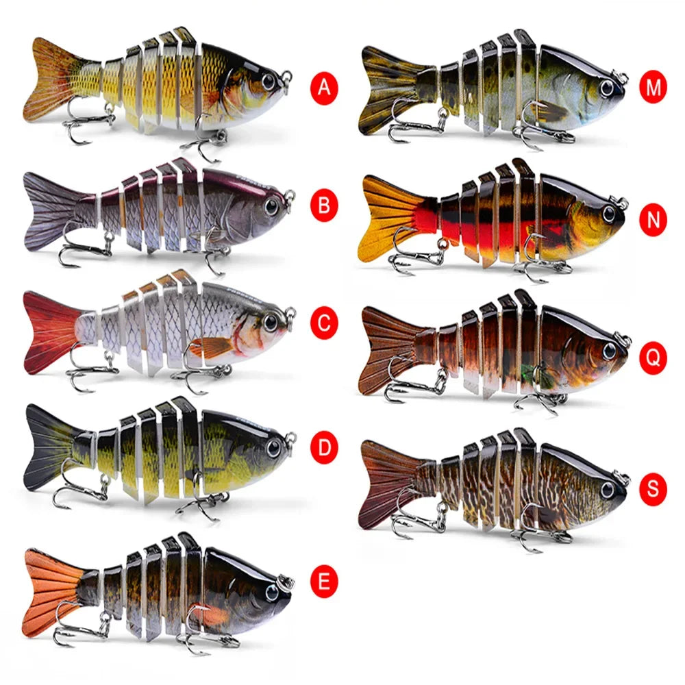 Fishing Lures Multi Jointed Swimbait Crank Bait Slow Sinking Bionic
