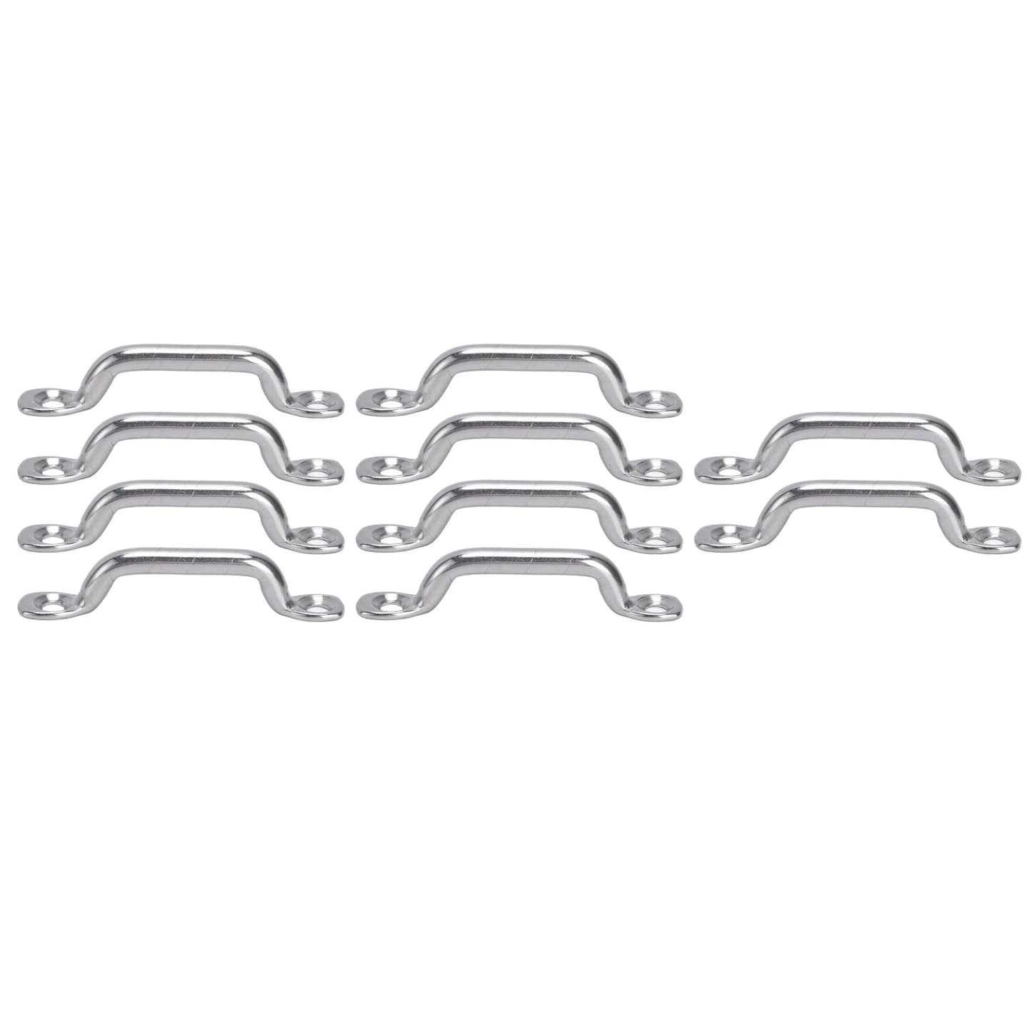 Boat Top Pad Eye Deck Loop Tie Down 316 Stainless Steel Set Kit for