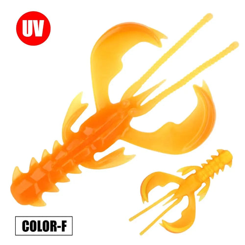 Spinpoler Agile Shrimp Soft Bait Fishing Lure TPR Floating Salted UV