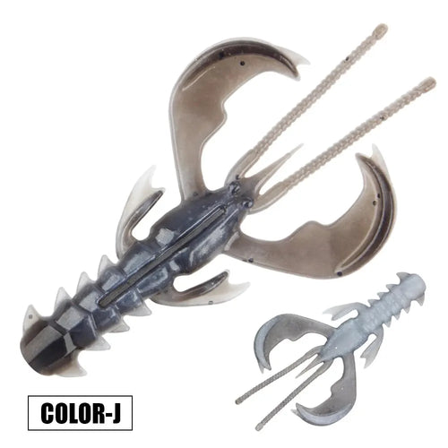 Spinpoler Agile Shrimp Soft Bait Fishing Lure TPR Floating Salted UV