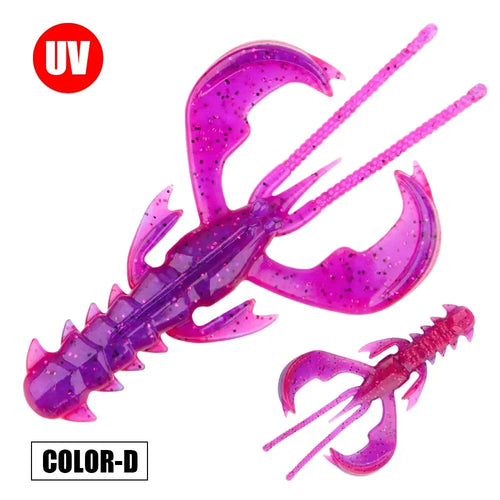 Spinpoler Agile Shrimp Soft Bait Fishing Lure TPR Floating Salted UV