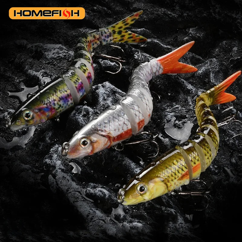 Fishing Lures Multi Jointed Swimbait Crank Bait Slow Sinking Bionic
