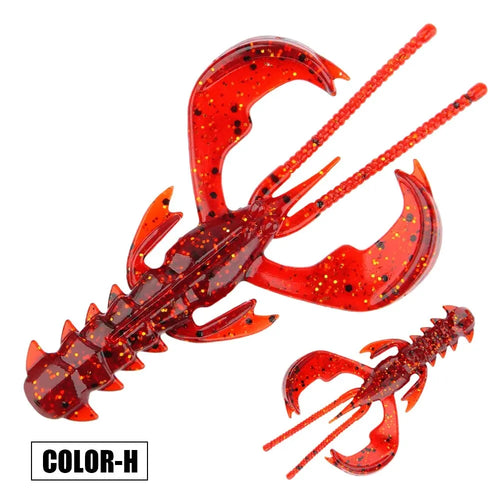 Spinpoler Agile Shrimp Soft Bait Fishing Lure TPR Floating Salted UV