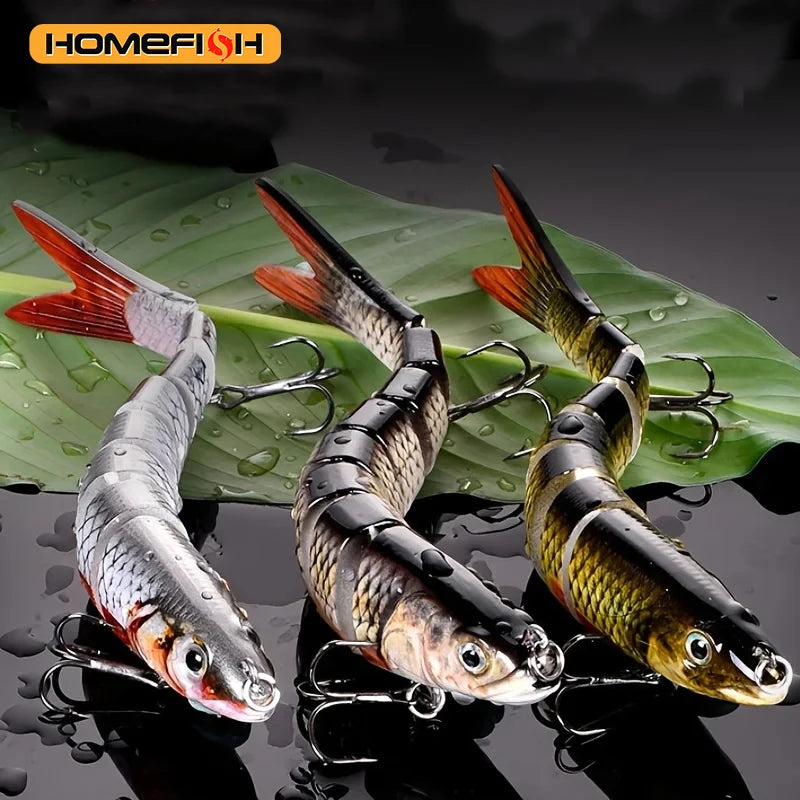 Fishing Lures Multi Jointed Swimbait Crank Bait Slow Sinking Bionic