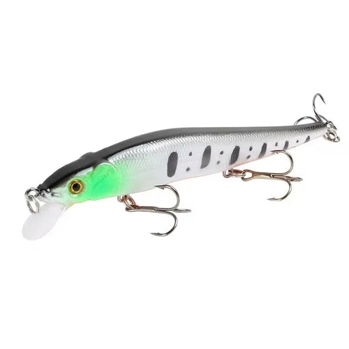 1pc 4.52inch/0.49oz Plastic Simulation Lure, Minnow Hard Bait With 3
