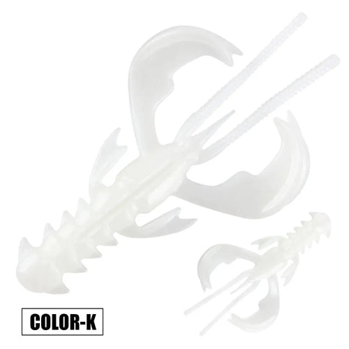 Spinpoler Agile Shrimp Soft Bait Fishing Lure TPR Floating Salted UV
