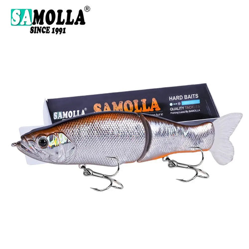 Slow Sinking SwimBaits Fishing Lures 30G Whopper Vibration Soft Tail