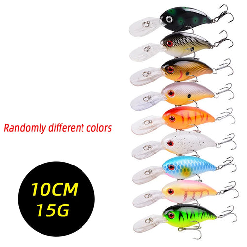 3/5/8 Pcs of Random Fishing Lure Set High Quality Swimming Bait Minnow