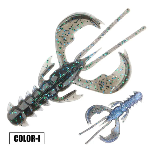 Spinpoler Agile Shrimp Soft Bait Fishing Lure TPR Floating Salted UV