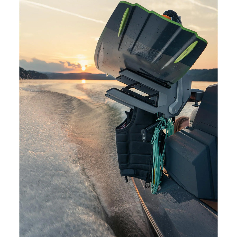 PTM Edge ClampForce 30 Clamping Wake Board Rack  Pair  Silver P134919010TEBCL