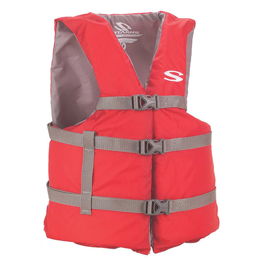 Stearns PFD 2001 Adult Boat Oversized Red Display fAdults 2158932