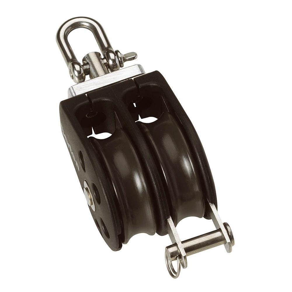 Barton Size 1 30mm Plain Bearing Pulley Block Double Swivel  Becket N01231