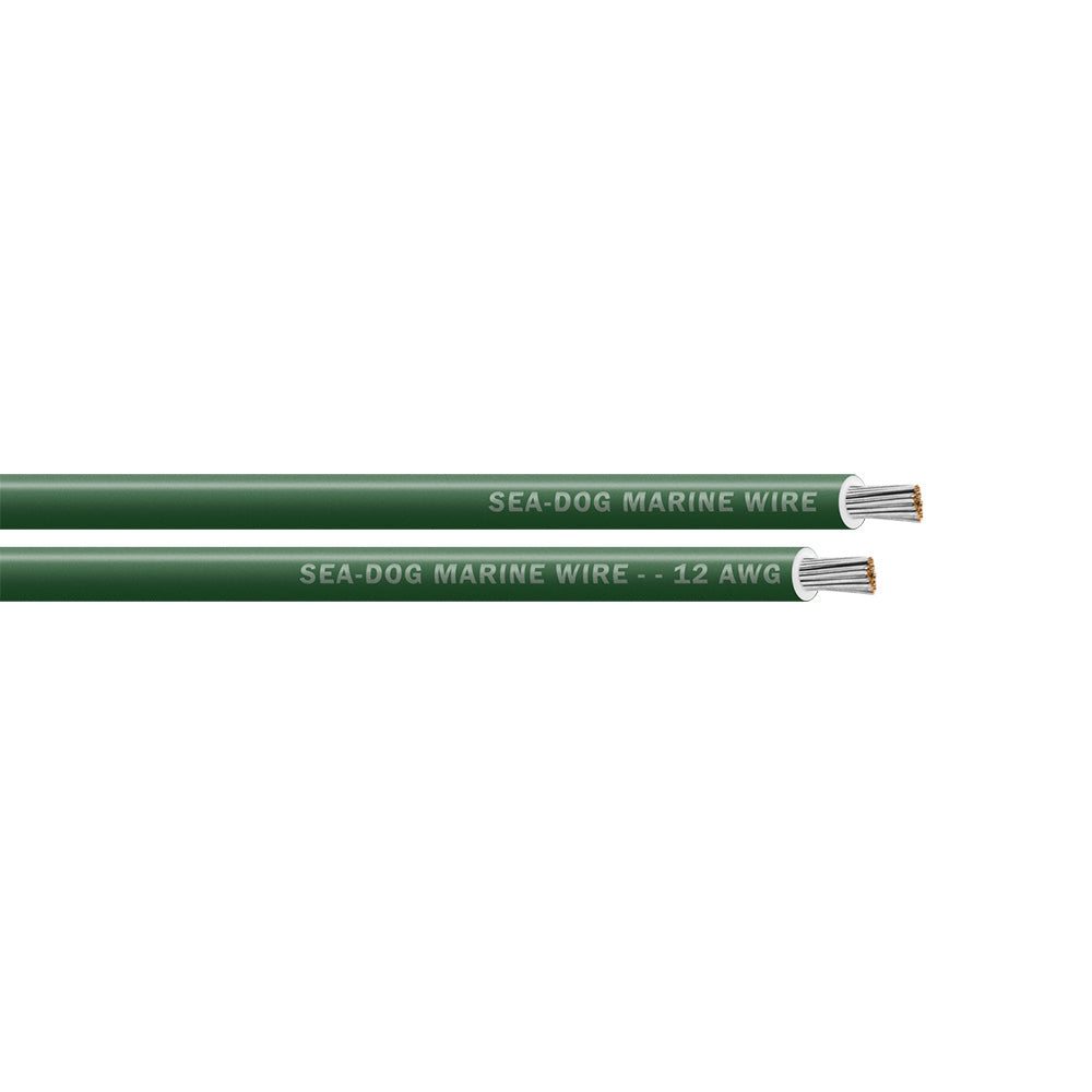 SeaDog 12 AWG Green Primary Wire  25 8012040