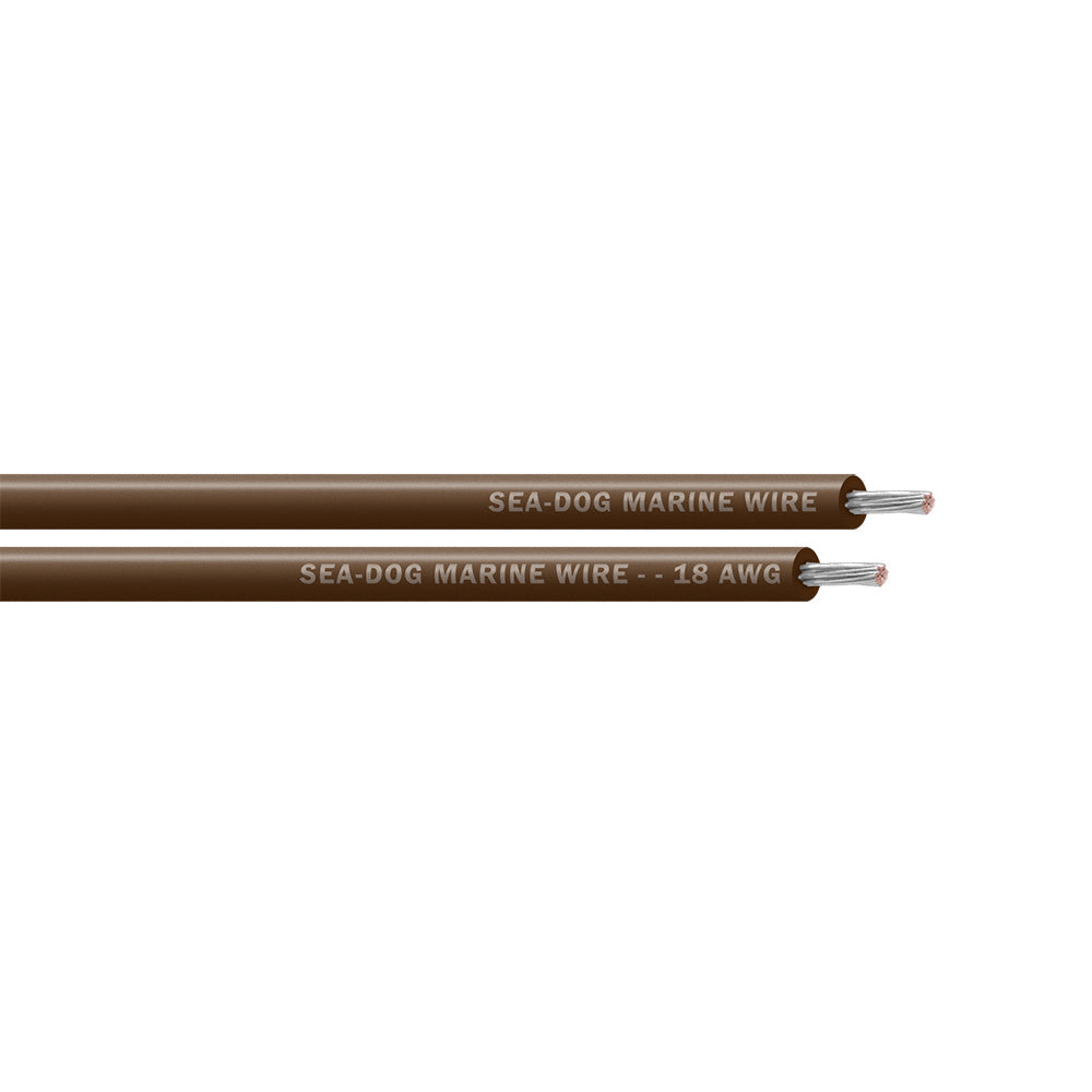 SeaDog 18 AWG Brown Primary Wire  250 8018074