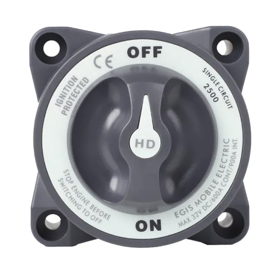 Egis Battery Switch  Heavy DutySeries 600A  OffOn 2500