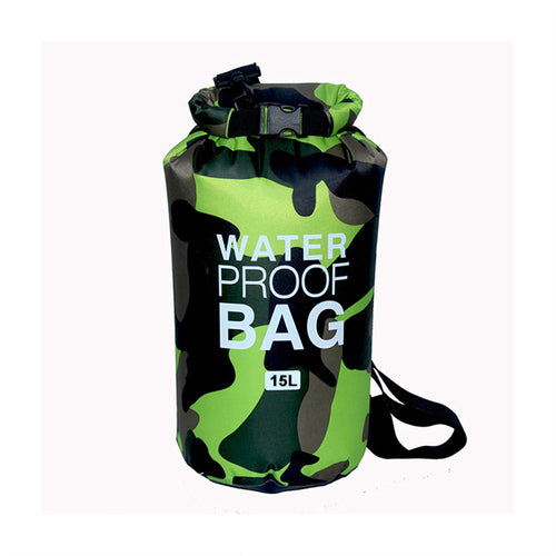 30l Waterproof Swimming Bag Dry Sack Camouflage Colors Fishing Boating